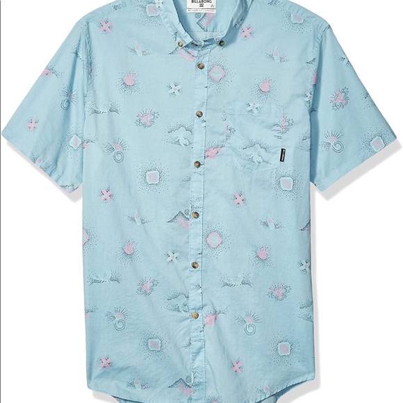 Billabong Sundays Short Sleeve Button Down - Picture 1 of 3